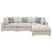 Serene - Upholstered Modular Sectional Sofa - Premium Stationary Sectionals from CoasterEssence - Just $2309! Shop now at Furniture Wholesale Plus  We are the best furniture store in Nashville, Hendersonville, Goodlettsville, Madison, Antioch, Mount Juliet, Lebanon, Gallatin, Springfield, Murfreesboro, Franklin, Brentwood
