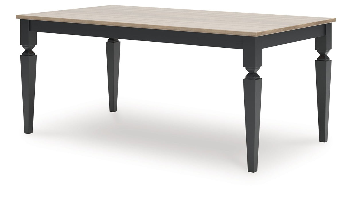 Brenkerton - Rectangular Dining Room Table - Grayish Brown / Black – Dining Tables by Signature Design by Ashley® at Furniture Wholesale Plus , Nashville furniture store