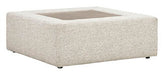 Ashbourne Estate - Oversized Accent Ottoman - Snowstone – Accent Ottomans by Signature Design by Ashley® at Furniture Wholesale Plus , Nashville furniture store