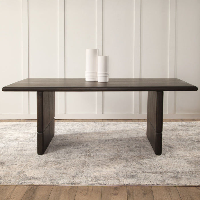 Norvell - Rectangle Dining Table - Brown – Dining Tables by Steve Silver Furniture at Furniture Wholesale Plus , Nashville furniture store