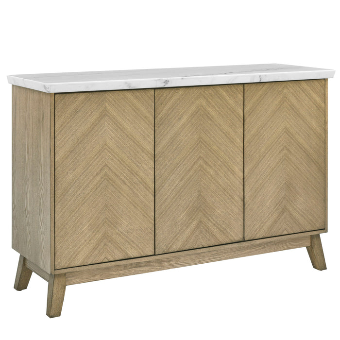 Vida - Marble Top Server - White – Servers by Steve Silver Furniture at Furniture Wholesale Plus , Nashville furniture store