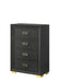 Pepe - Chest - Black – Accent Chests by Crown Mark at Furniture Wholesale Plus , Nashville furniture store