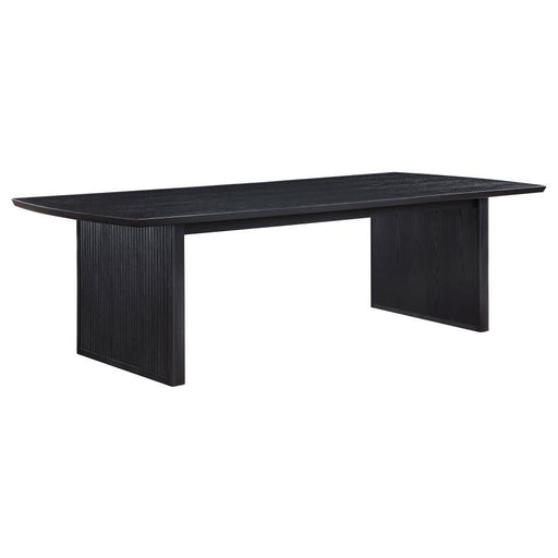 Brookmead - Extension Leaf Dining Table - Black - Premium Dining Tables with Extensions from CoasterEssence - Just $949! Shop now at Furniture Wholesale Plus  We are the best furniture store in Nashville, Hendersonville, Goodlettsville, Madison, Antioch, Mount Juliet, Lebanon, Gallatin, Springfield, Murfreesboro, Franklin, Brentwood