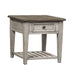 Heartland - Drawer End Table - Antique White / Tobacco Tops – End Tables by Liberty Furniture at Furniture Wholesale Plus , Nashville furniture store