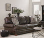 Roberto - Leather Sofa - Cocoa – Stationary Sofas by Jackson at Furniture Wholesale Plus , Nashville furniture store