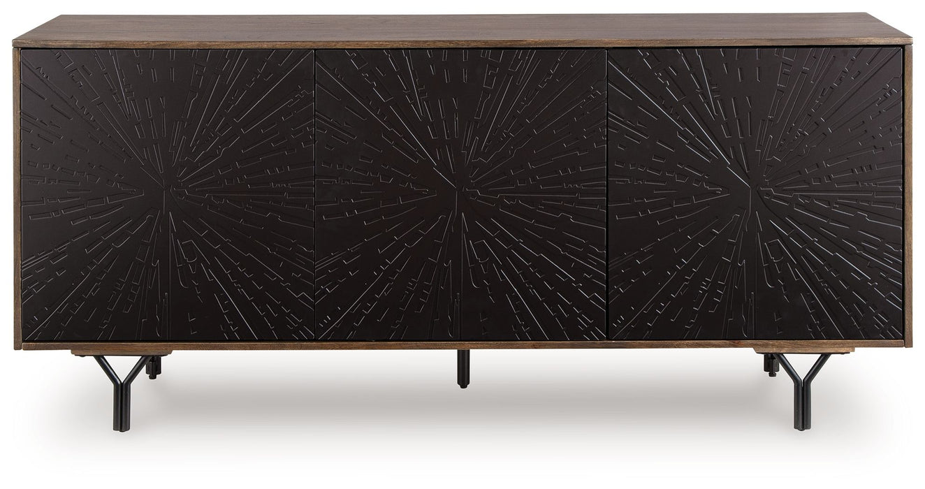 Lavinmont - Accent Cabinet - Multi Brown – Accent Cabinets by Signature Design by Ashley® at Furniture Wholesale Plus , Nashville furniture store