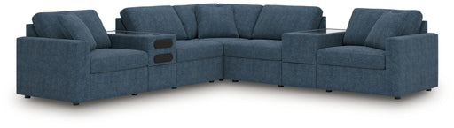 Modmax - Symmetrical Sectional - Ink – Stationary Sectionals by Signature Design by Ashley® at Furniture Wholesale Plus , Nashville furniture store