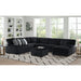 Nightfall - Sectional Set With 1 Pillow – Stationary Sectionals by Elements International at Furniture Wholesale Plus , Nashville furniture store