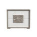 San Matteo - 2-Drawer Nightstand With USB - Gray – Nightstands w/ Charging Stations by Elements International at Furniture Wholesale Plus , Nashville furniture store