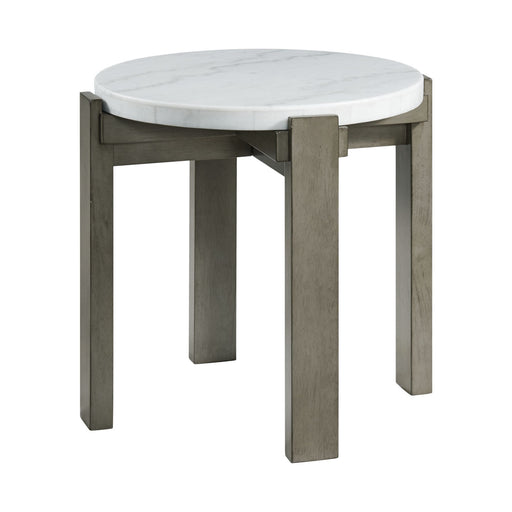 Rosamel - Round End Table - Gray – End Tables by Elements International at Furniture Wholesale Plus , Nashville furniture store