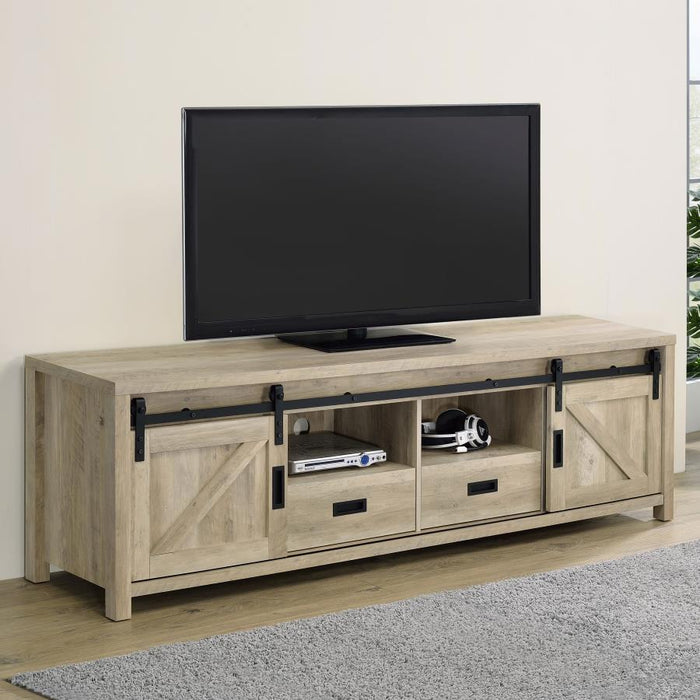 Madra - 2-Door Engineered Wood TV Stand – TV Stands by CoasterEssence at Furniture Wholesale Plus , Nashville furniture store
