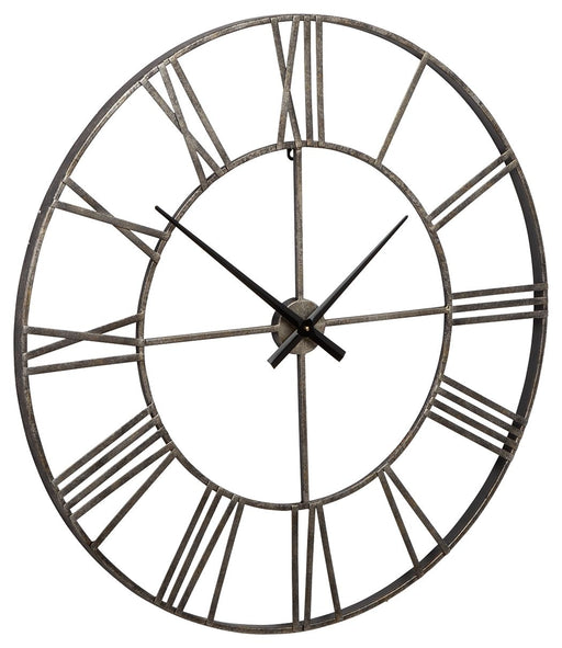 Paquita - Wall Clock - Premium Wall Clocks from Signature Design by Ashley® - Just $118! Shop now at Furniture Wholesale Plus  We are the best furniture store in Nashville, Hendersonville, Goodlettsville, Madison, Antioch, Mount Juliet, Lebanon, Gallatin, Springfield, Murfreesboro, Franklin, Brentwood