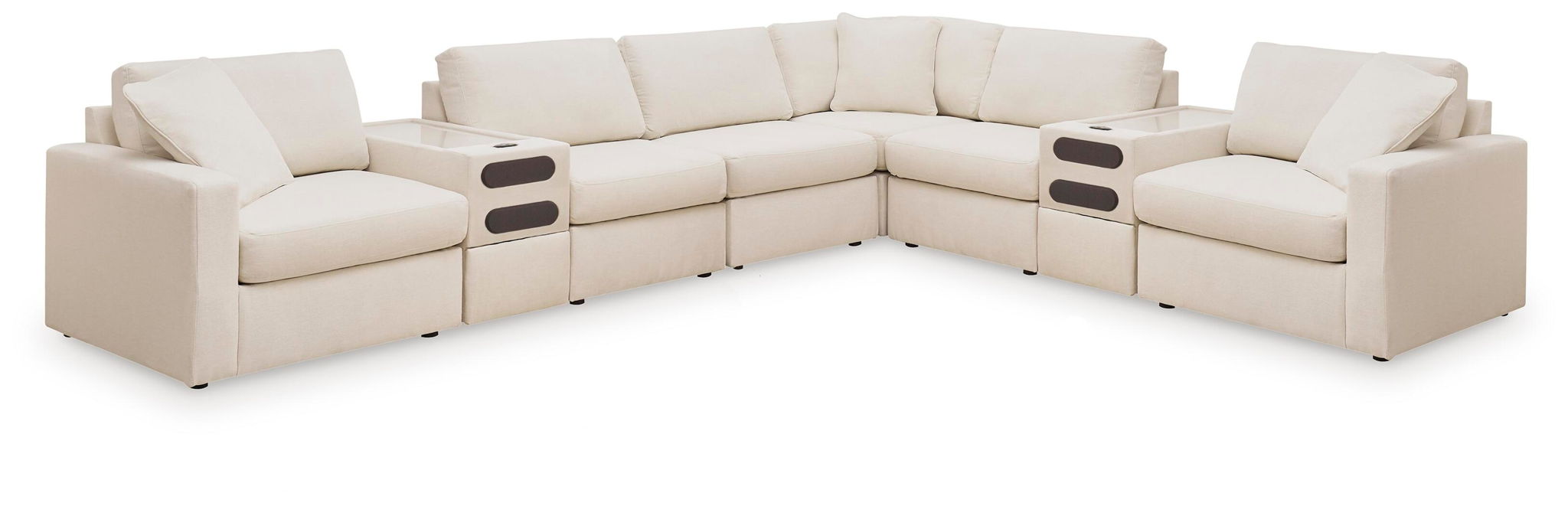 Modmax - Sectional - Oyster – Stationary Sectionals by Signature Design by Ashley® at Furniture Wholesale Plus , Nashville furniture store