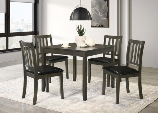 Parkwood - Square Dining Table Set – 5 Piece Dining Room Sets by Coaster Fine Furniture at Furniture Wholesale Plus , Nashville furniture store