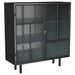 Dalia - 2 Door Accent Storage Cabinet With Shelving - Black – Accent Cabinets by Coaster Fine Furniture at Furniture Wholesale Plus , Nashville furniture store