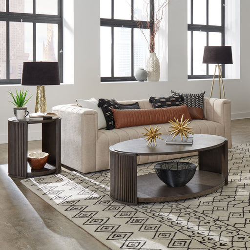 City View - 3 Piece Table Set (1 Cocktail 2 Round End Tables) - Coffee Bean – Table Sets by Liberty Furniture at Furniture Wholesale Plus , Nashville furniture store