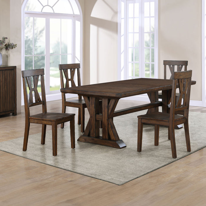 Auburn - Dining Set – 7 Piece Dining Room Sets by Steve Silver Furniture at Furniture Wholesale Plus , Nashville furniture store