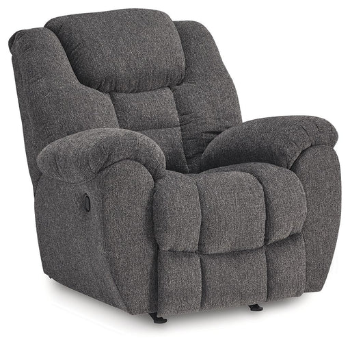 Foreside - Rocker Recliner - Charcoal – Rocker Chairs by Signature Design by Ashley® at Furniture Wholesale Plus , Nashville furniture store
