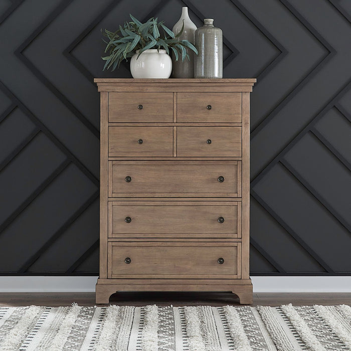 Haven Hills - 5 Drawer Chest - Camel Beige – Accent Chests by Liberty Furniture at Furniture Wholesale Plus , Nashville furniture store
