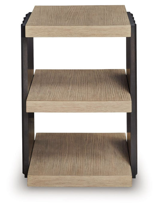 Rylandyn - Rectangular End Table - Black / Light Brown – End Tables by Signature Design by Ashley® at Furniture Wholesale Plus , Nashville furniture store