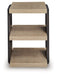 Rylandyn - Rectangular End Table - Black / Light Brown – End Tables by Signature Design by Ashley® at Furniture Wholesale Plus , Nashville furniture store