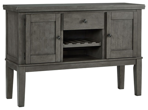 Hallanden - Gray - Dining Room Server - Premium Servers from Signature Design by Ashley® - Just $758! Shop now at Furniture Wholesale Plus  We are the best furniture store in Nashville, Hendersonville, Goodlettsville, Madison, Antioch, Mount Juliet, Lebanon, Gallatin, Springfield, Murfreesboro, Franklin, Brentwood