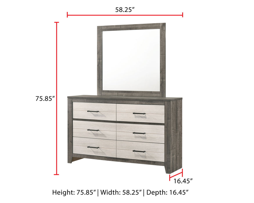 Rhett - Dresser, Mirror – Dressers by Crown Mark at Furniture Wholesale Plus , Nashville furniture store