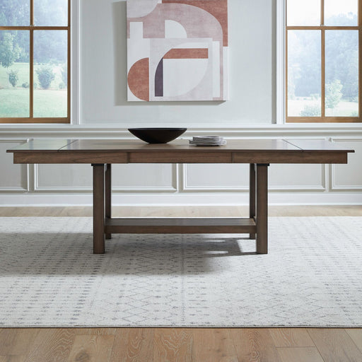 Brook Bay - Trestle Table – Dining Tables with Extensions by Liberty Furniture at Furniture Wholesale Plus , Nashville furniture store