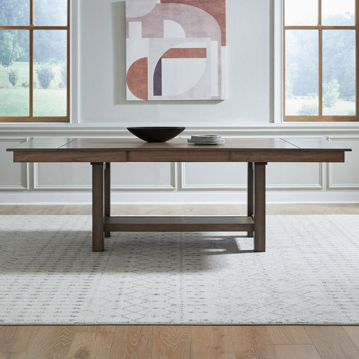 Brook Bay - Trestle Table – Dining Tables with Extensions by Liberty Furniture at Furniture Wholesale Plus , Nashville furniture store