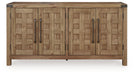 Ridgester - Dining Room Server - Light Brown – Servers by Benchcraft® at Furniture Wholesale Plus , Nashville furniture store