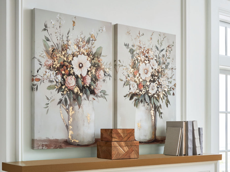 Faisaldon - Wall Art Set (Set of 2) - Multi – Canvas Art Sets by Signature Design by Ashley® at Furniture Wholesale Plus , Nashville furniture store