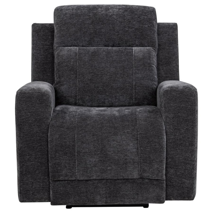 Kennett - Chenille Upholstered Power Recliner Chair – Reclining Chairs by Coaster Fine Furniture at Furniture Wholesale Plus , Nashville furniture store