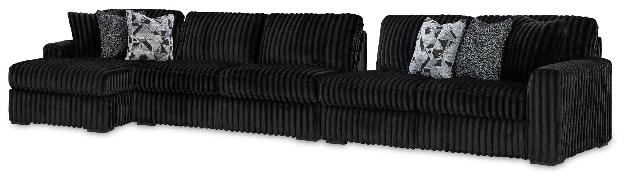 Midnight-Madness - Sectional – Stationary Sectionals by Signature Design by Ashley® at Furniture Wholesale Plus , Nashville furniture store