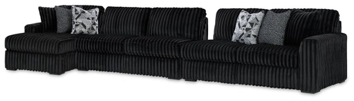 Midnight-Madness - 3 Piece Sectional – Stationary Sectionals by Signature Design by Ashley® at Furniture Wholesale Plus , Nashville furniture store