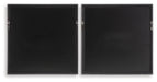 Dirkgrove - Wall Art Set (Set of 2) - Black / White / Brown – Framed Print Sets by Signature Design by Ashley® at Furniture Wholesale Plus , Nashville furniture store