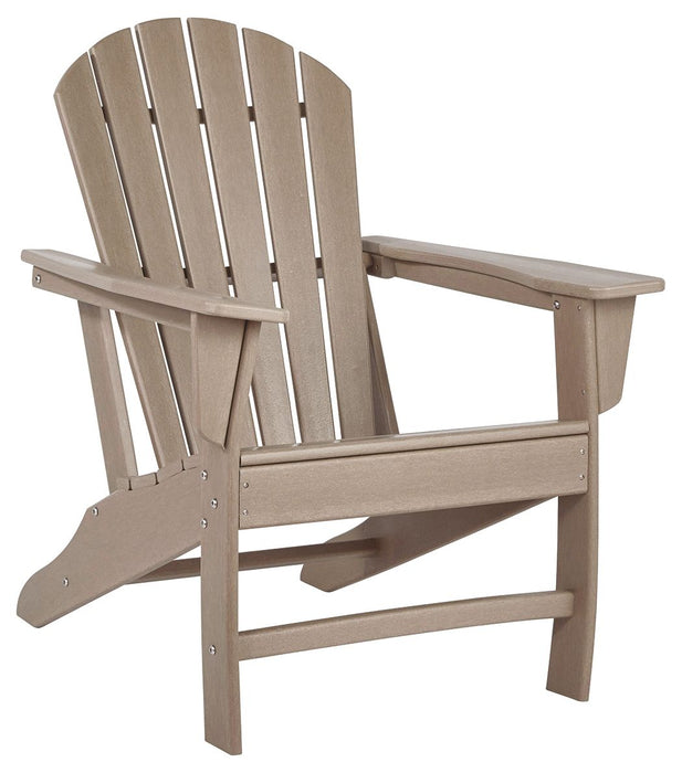 Sundown Treasure - 2 Pc. - Adirondack Chair And Ottoman – 2 Piece Outdoor Sets by Signature Design by Ashley® at Furniture Wholesale Plus , Nashville furniture store