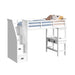 Hampton Kids - Loft With Staircase And Desk With Speaker Bedroom Set – 3 Piece Bedroom Sets by Elements International at Furniture Wholesale Plus , Nashville furniture store
