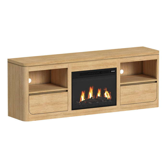 Rosalie - Entertainment Unit With 71" TV Console – Entertainment Centers by Elements International at Furniture Wholesale Plus , Nashville furniture store