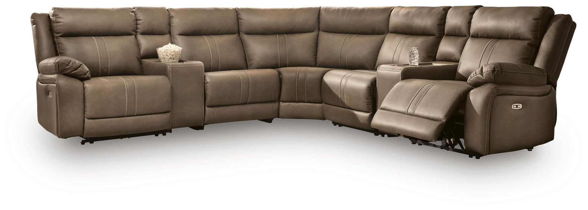 Max-Momentum - Reclining Sectional – Reclining Sectionals by Signature Design by Ashley® at Furniture Wholesale Plus , Nashville furniture store