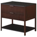 Zimmerlee - 2-Drawer Side Table with Shelf - Rust Brown – Side Tables by Coaster Fine Furniture at Furniture Wholesale Plus , Nashville furniture store