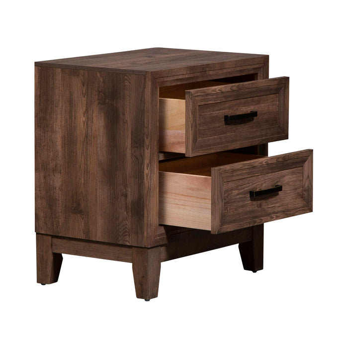 Ridgecrest - 2 Drawer Nightstand - Cobblestone – Accent Nightstands by Liberty Furniture at Furniture Wholesale Plus , Nashville furniture store