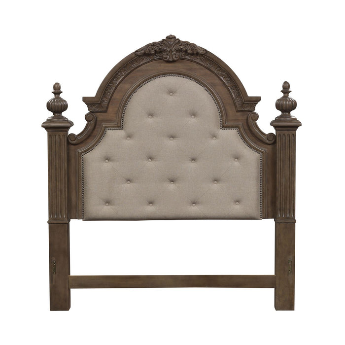 Carlisle Court - Upholstered Poster Headboard – Upholstered Headboards by Liberty Furniture at Furniture Wholesale Plus , Nashville furniture store