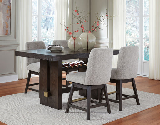 Burkhaus - Rectangular Counter Table Set – 5 Piece Dining Room Sets by Signature Design by Ashley® at Furniture Wholesale Plus , Nashville furniture store