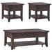 Paradise Valley - 3 Piece Table Set (Lift Top Cocktail Table) - Saddle Brown – Table Sets by Liberty Furniture at Furniture Wholesale Plus , Nashville furniture store