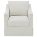 Winter - Upholstered Sloped Arm Accent Swivel Chair - Premium Swivel Chairs from Coaster Fine Furniture - Just $549! Shop now at Furniture Wholesale Plus  We are the best furniture store in Nashville, Hendersonville, Goodlettsville, Madison, Antioch, Mount Juliet, Lebanon, Gallatin, Springfield, Murfreesboro, Franklin, Brentwood