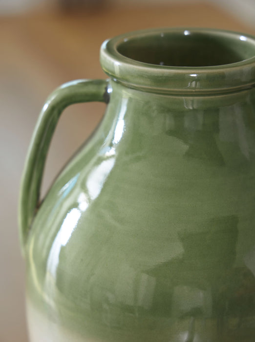 Andorbury - Vase - Green / Beige – Vases & Jars by Signature Design by Ashley® at Furniture Wholesale Plus , Nashville furniture store