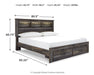 Drystan - Panel Bookcase Bed – Panel Beds by Signature Design by Ashley® at Furniture Wholesale Plus , Nashville furniture store