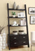 Colella - 5-Shelf Storage Ladder Bookshelf - Cappuccino – Ladder Bookcases by CoasterEveryday at Furniture Wholesale Plus , Nashville furniture store