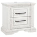 Mckinney - 2-Drawer Nightstand With Dual USB - Vintage White – Nightstands w/ Charging Stations by Coaster Fine Furniture at Furniture Wholesale Plus , Nashville furniture store