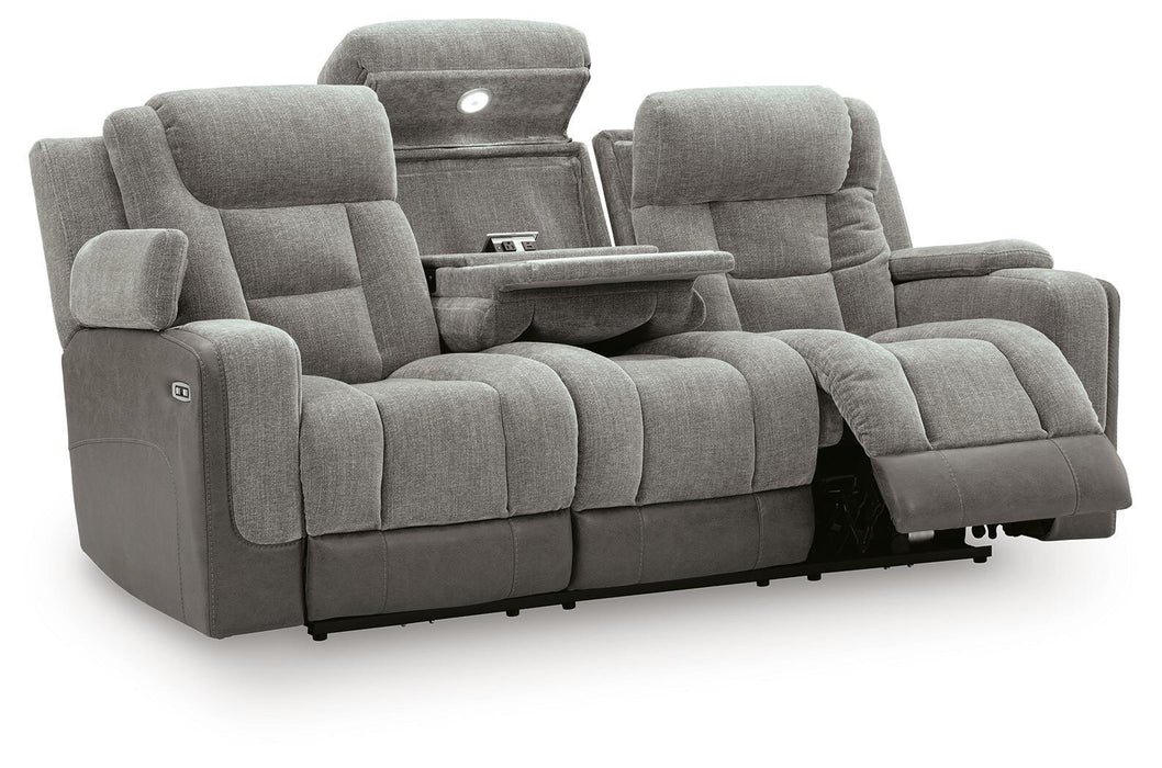 Mixed Motion - Power Reclining Sofa With Adjustable Headrest – Reclining Sofas by Signature Design by Ashley® at Furniture Wholesale Plus , Nashville furniture store